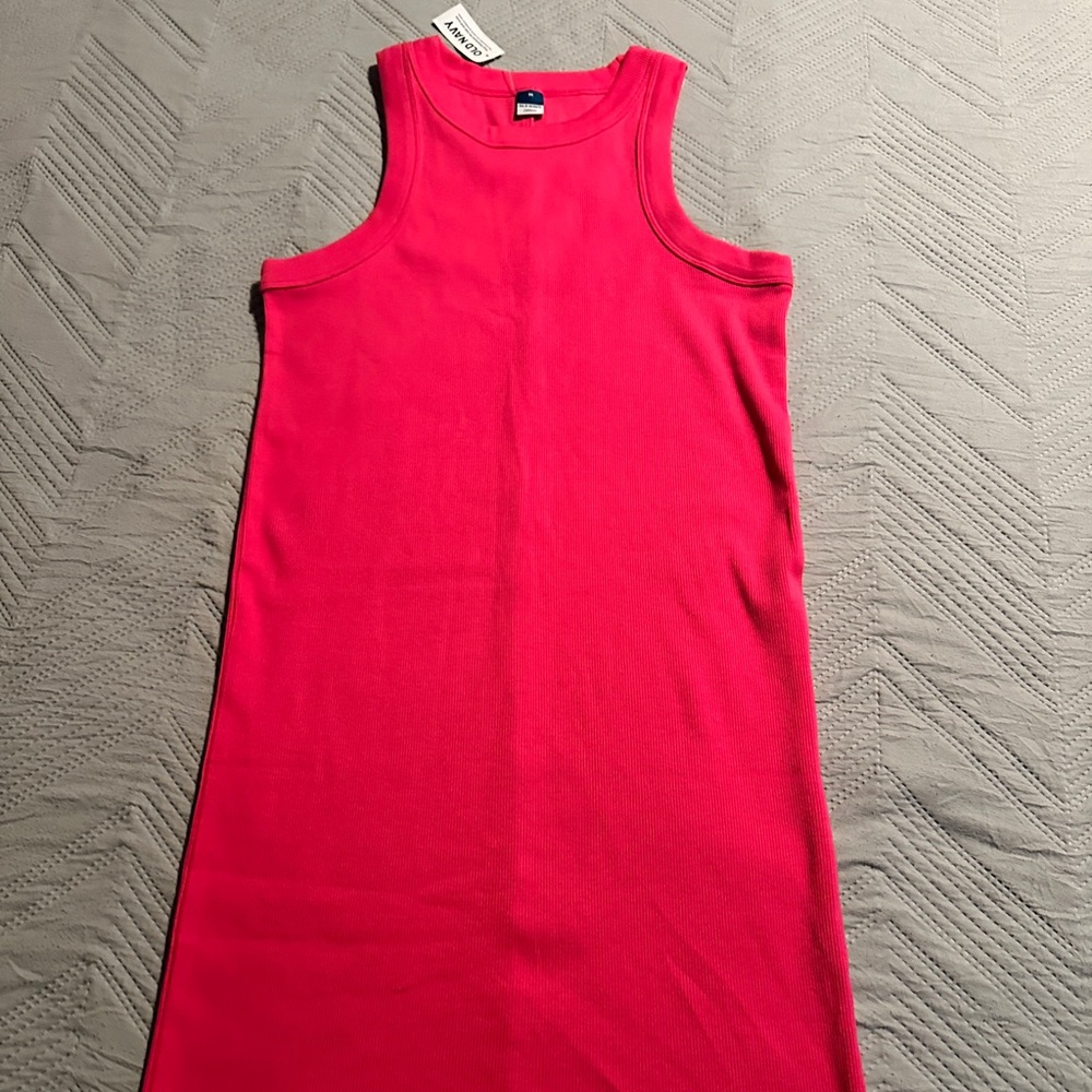 Old Navy Pink Halter Sheath Mini Dress